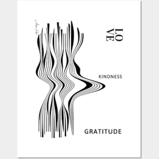 Love, Kindness and Gratitude Posters and Art